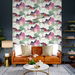 Harry &amp; Grace Peel &amp; Stick Watercolor Block Fuchsia &amp; Mint Green Wallpaper thumbnail image 3 of 4