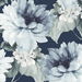 Harry &amp; Grace Peel &amp; Stick Watercolor Floral Navy Blue &amp; Slate Green Wallpaper thumbnail image 1 of 4