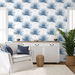 Harry &amp; Grace Peel &amp; Stick Pacific Palm Coastal Blue Wallpaper thumbnail image 2 of 5