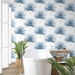 Harry &amp; Grace Peel &amp; Stick Pacific Palm Coastal Blue Wallpaper thumbnail image 3 of 5