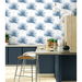Harry &amp; Grace Peel &amp; Stick Pacific Palm Coastal Blue Wallpaper thumbnail image 5 of 5