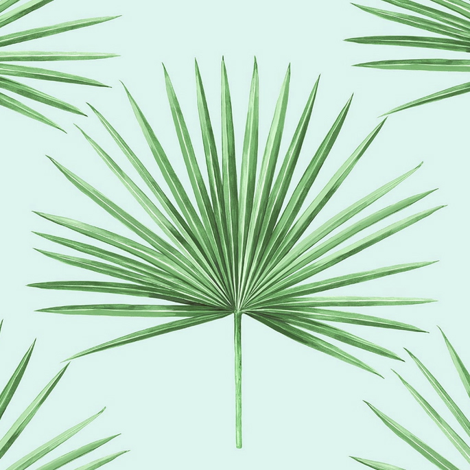 Harry &amp; Grace Peel &amp; Stick Pacific Palm Celeste &amp; Jade Wallpaper image 1 of 5