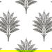 Harry &amp; Grace Peel &amp; Stick Sea Breeze Palm Charcoal Wallpaper thumbnail image 1 of 5