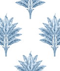 Harry & Grace Peel & Stick Sea Breeze Palm Coastal Blue Wallpaper