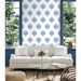 Harry &amp; Grace Peel &amp; Stick Sea Breeze Palm Coastal Blue Wallpaper thumbnail image 2 of 5