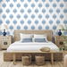 Harry &amp; Grace Peel &amp; Stick Sea Breeze Palm Coastal Blue Wallpaper thumbnail image 3 of 5