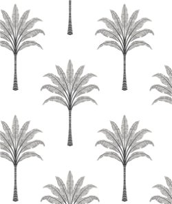 Harry & Grace Peel & Stick Montgomery Palm Harbor Grey Wallpaper