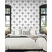 Harry &amp; Grace Peel &amp; Stick Montgomery Palm Harbor Grey Wallpaper thumbnail image 2 of 5