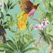 Harry & Grace Peel & Stick Tropical Bird Aqua Wallpaper