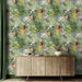 Harry &amp; Grace Peel &amp; Stick Tropical Bird Grey Wallpaper thumbnail image 2 of 5