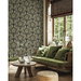 Harry &amp; Grace Peel &amp; Stick Thornton Vintage Damask Deep Sea Wallpaper thumbnail image 2 of 6