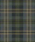Harry & Grace Peel & Stick Thornbury Tailored Plaid Deep Sea Wallpaper