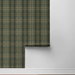 Harry &amp; Grace Peel &amp; Stick Thornbury Tailored Plaid Greenery Wallpaper thumbnail image 6 of 6