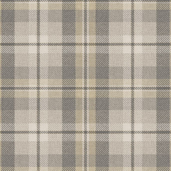 Harry &amp; Grace Peel &amp; Stick Thornbury Tailored Plaid Pavestone Wallpaper image 1 of 6