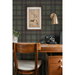 Harry &amp; Grace Peel &amp; Stick Herringbone Plaid Adobe &amp; Antique Green Wallpaper thumbnail image 5 of 6