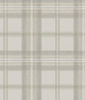 Harry & Grace Peel & Stick Herringbone Plaid Frosted Calcutta Wallpaper
