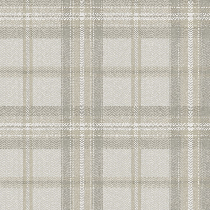 Harry &amp; Grace Peel &amp; Stick Herringbone Plaid Frosted Calcutta Wallpaper image 1 of 6