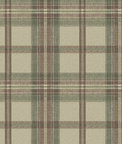 Harry & Grace Peel & Stick Herringbone Plaid Clay & Sage Wallpaper