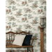 Harry &amp; Grace Peel &amp; Stick Horse Race Bluestone &amp; Garnet Wallpaper thumbnail image 5 of 7