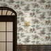 Harry &amp; Grace Peel &amp; Stick Horse Race Bluestone &amp; Garnet Wallpaper thumbnail image 6 of 7