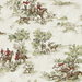 Harry & Grace Peel & Stick Horse Race Rosemary & Garnet Wallpaper