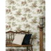 Harry &amp; Grace Peel &amp; Stick Horse Race Rosemary &amp; Garnet Wallpaper thumbnail image 5 of 7