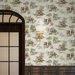 Harry &amp; Grace Peel &amp; Stick Horse Race Rosemary &amp; Garnet Wallpaper thumbnail image 6 of 7