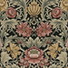 Harry & Grace Peel & Stick Acanthus Floral Cameo Ebony Wallpaper