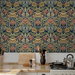 Harry &amp; Grace Peel &amp; Stick Acanthus Floral Cameo Dark Blue Wallpaper thumbnail image 3 of 7