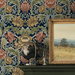 Harry &amp; Grace Peel &amp; Stick Acanthus Floral Cameo Dark Blue Wallpaper thumbnail image 6 of 7
