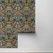 Harry &amp; Grace Peel &amp; Stick Acanthus Floral Cameo Dark Blue Wallpaper thumbnail image 7 of 7