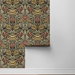 Harry &amp; Grace Peel &amp; Stick Acanthus Floral Cameo Espresso Wallpaper thumbnail image 7 of 7