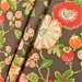 P. Kaufmann Outdoor Hip Floral Chocolate Fabric thumbnail image 3 of 5