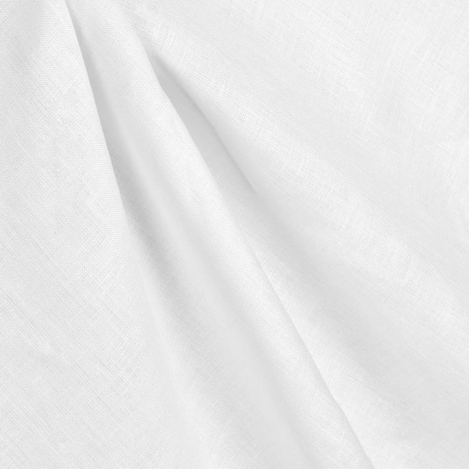 White Irish Handkerchief Linen Fabric image 2 of 2