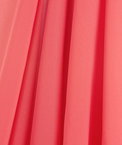 Coral Chiffon Fabric