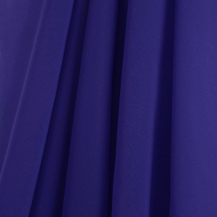 58/60 Royal Blue Chiffon Fabric Polyester Dress Sheer By the Yard