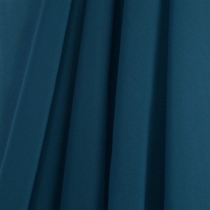 Teal Blue Chiffon Fabric