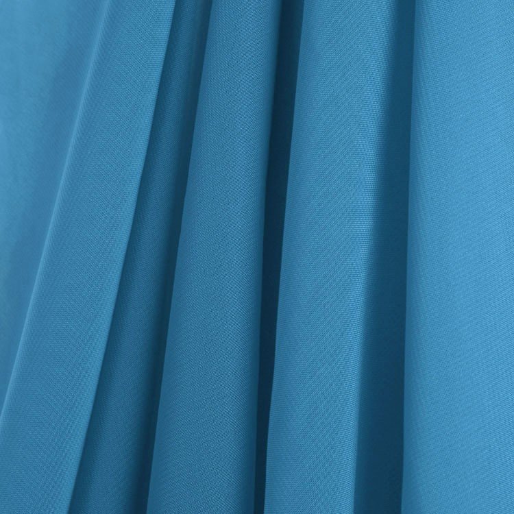 *W33 Dark Navy Blue Chiffon Mesh Sheer Curtain Wedding Dress Fabric Material 