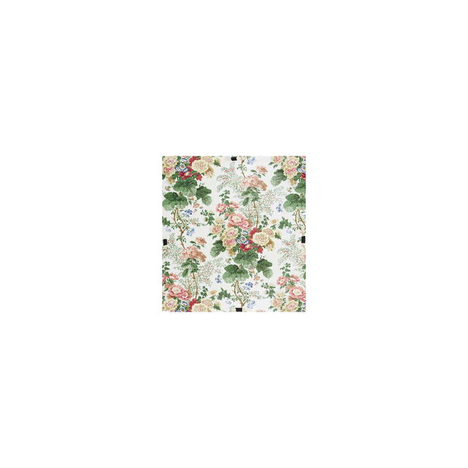 Lee Jofa Hollyhock Hdb White/Coral Fabric