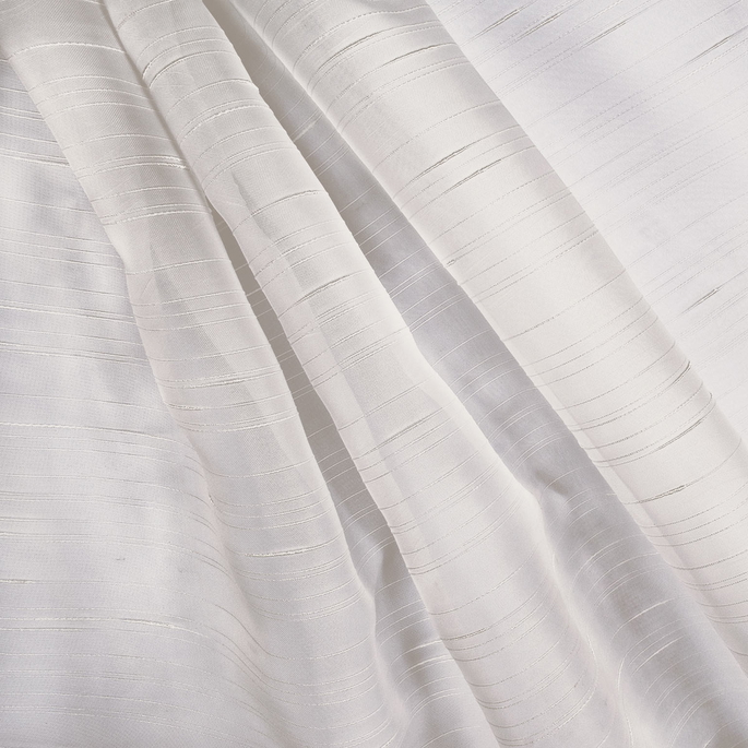 RK Classics 118" Shalaka Sheer Snow Fabric image 3 of 3