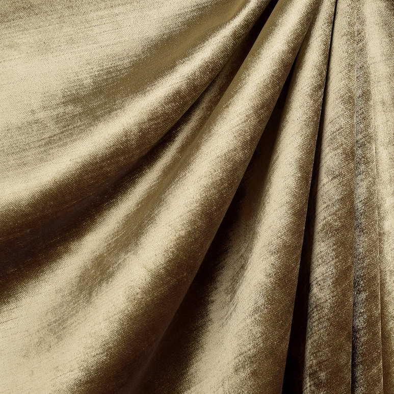 RK Classics Taupe Velvet Fabric