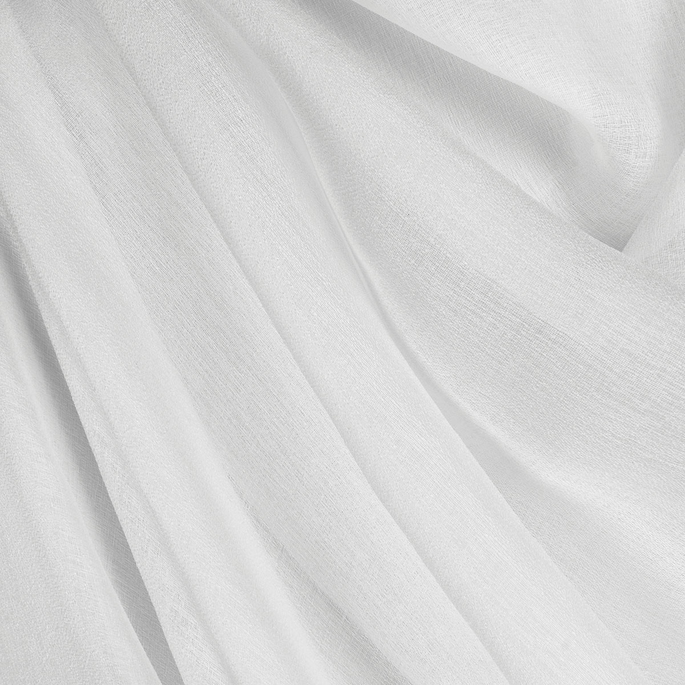 RK Classics 118" Crepe Sheer White Fabric image 3 of 3