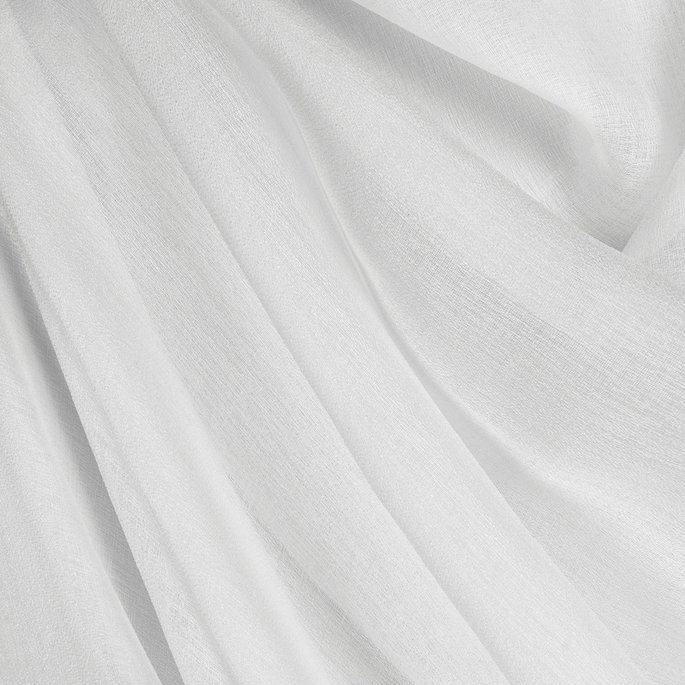 RK Classics 118" Crepe Sheer White Fabric image 3 of 3