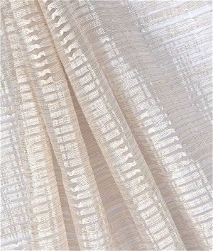 RK Classics 118 inch Waves Sheer Pearl Fabric