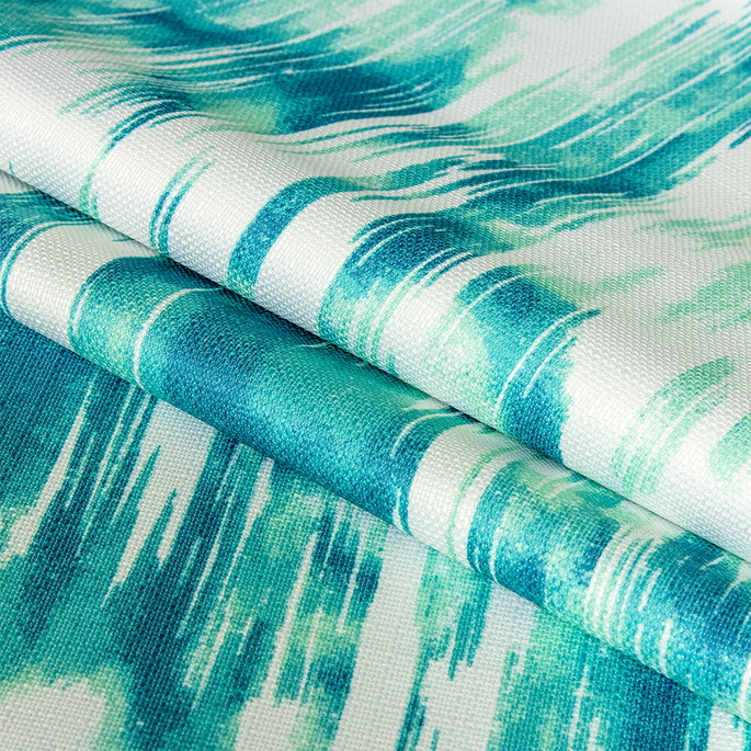 RK Classics Georgie Seaglass Blackout Drapery Fabric image 2 of 3