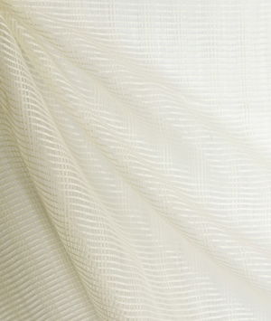 RK Classics 118 inch Exceptional Sheer Ivory Fabric