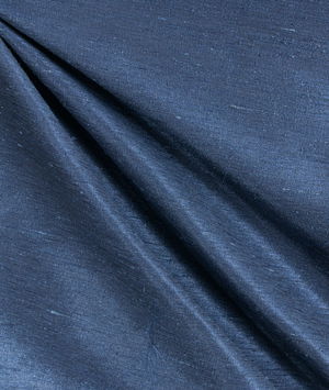 RK Classics Mulberry Imperial Shantung Navy Fabric