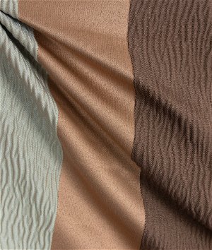 RK Classics Stuart Stripe Ciel/Tan Fabric