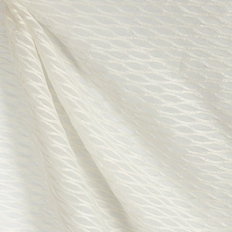 RK Classics 118" Ogee Sheer Coconut Fabric