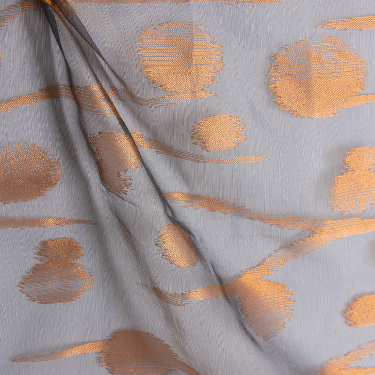 RK Classics 118" Olyphant Sheer Copper Fabric